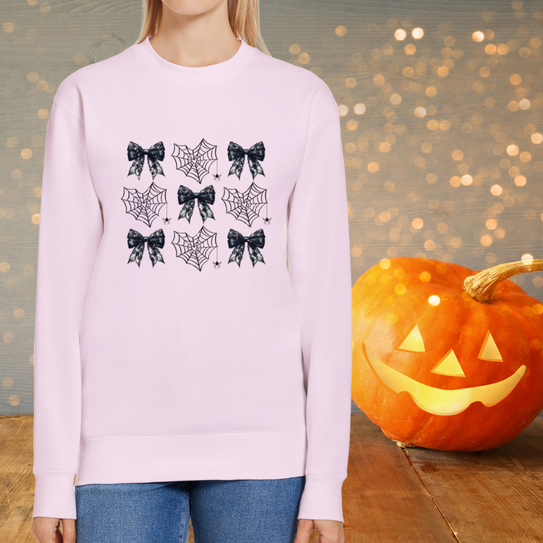 Coquette Heart Spider Web - Crewneck