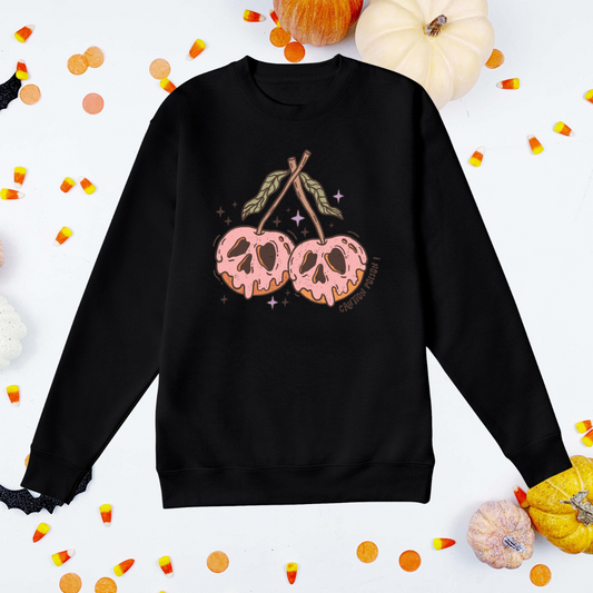 Caution Cherry Skull Crewneck