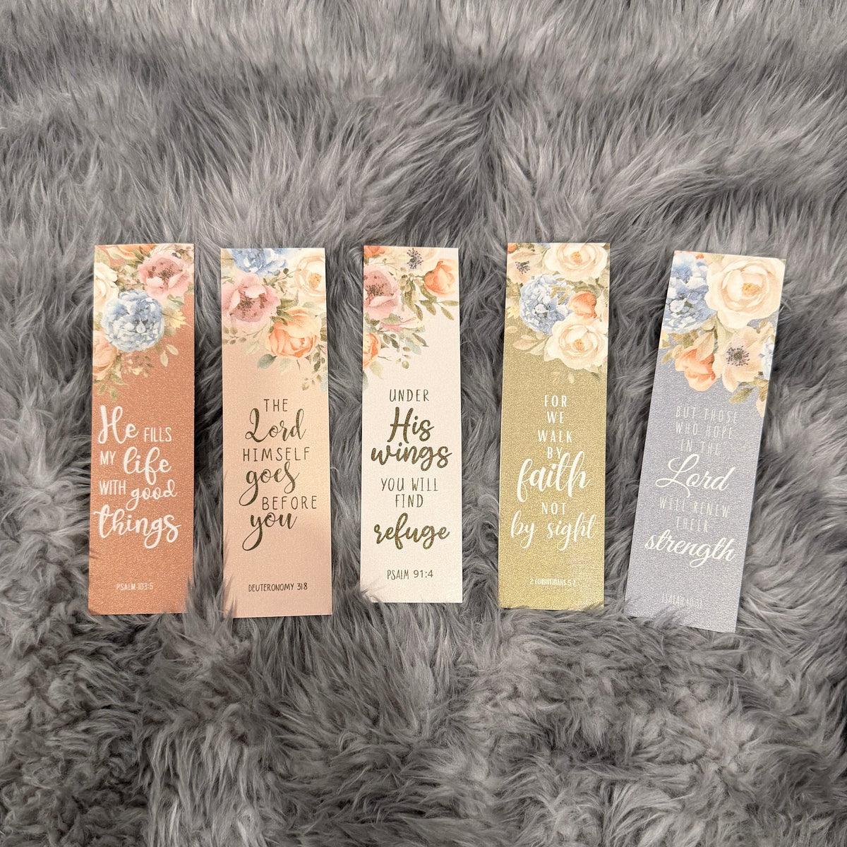 Religious Bookmarks - Set of 5