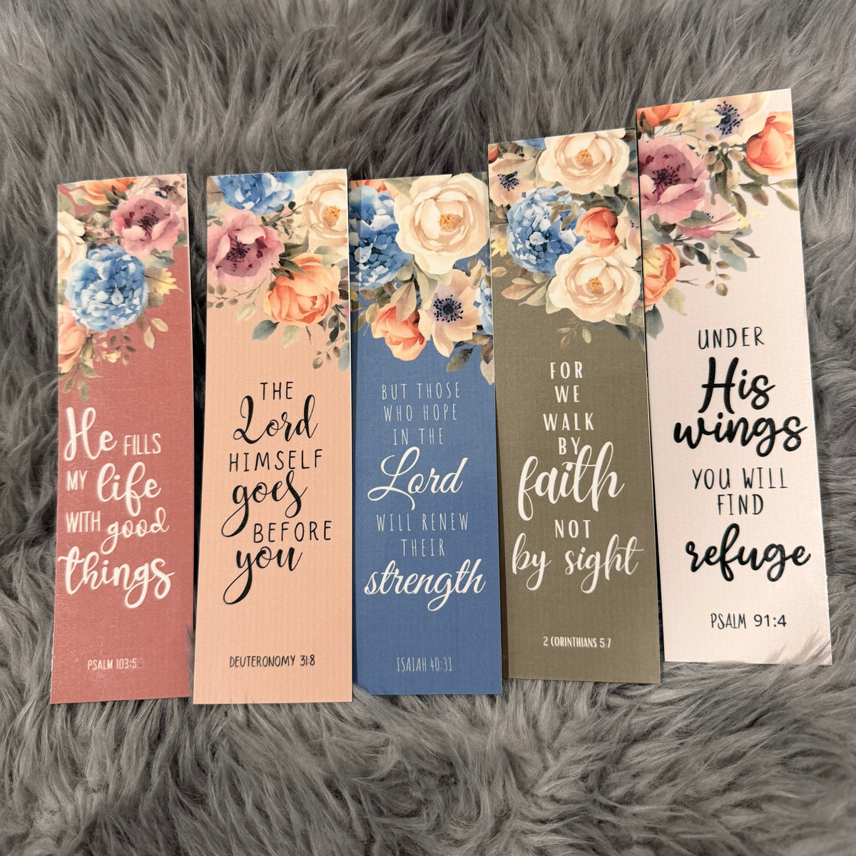 Religious Bookmarks - Set of 5