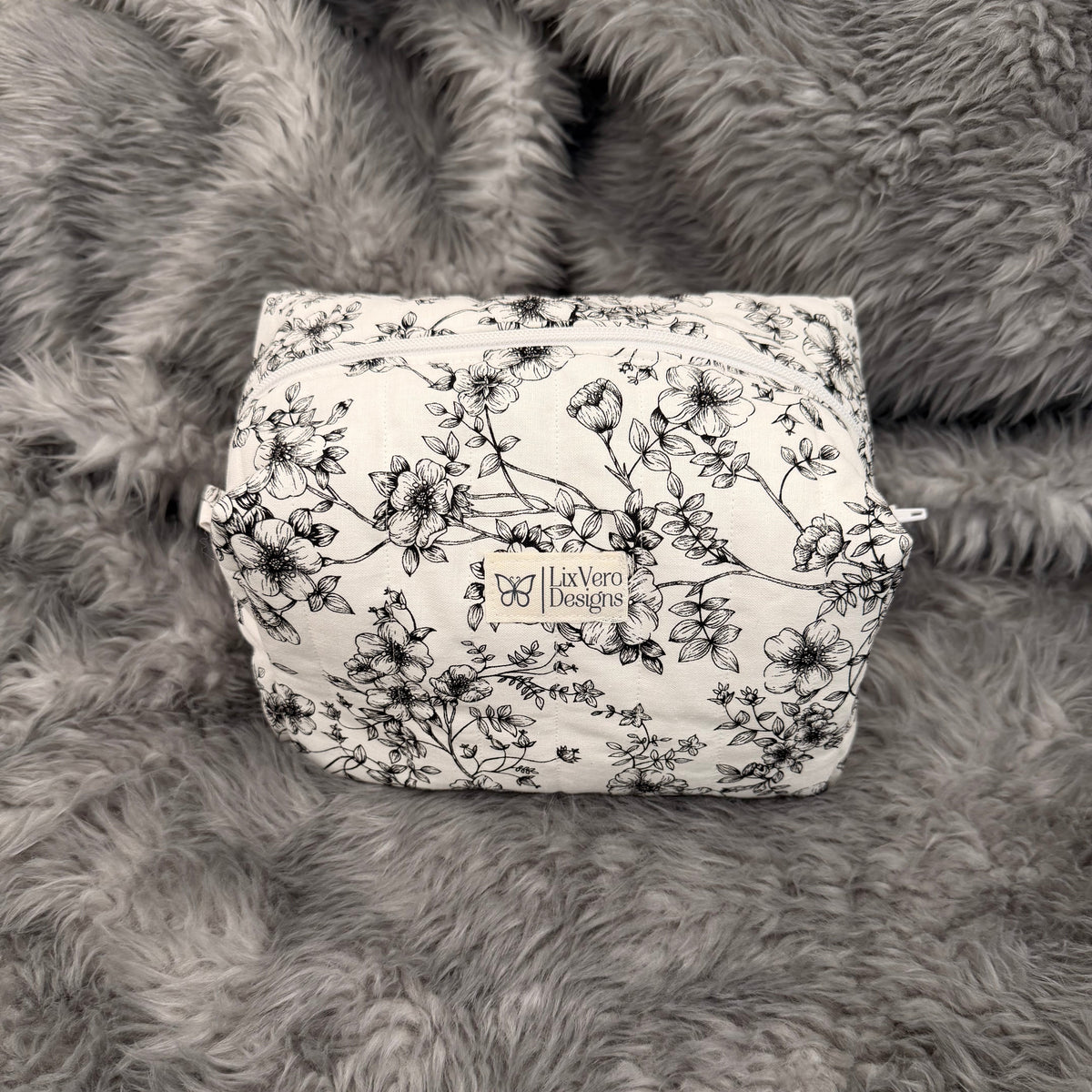 Black and White Floral