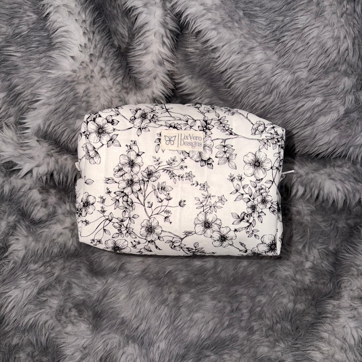 Black and White Floral