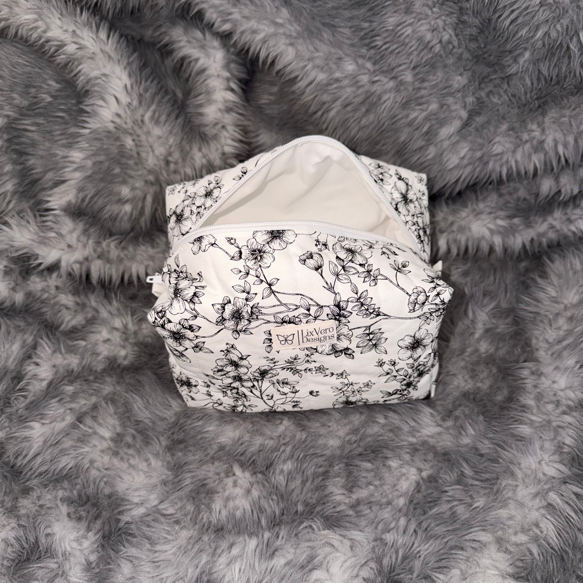 Black and White Floral